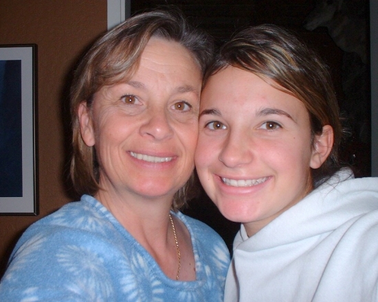 Kathy Wilson (Kollar) & daughter Megan, Christmas 2004