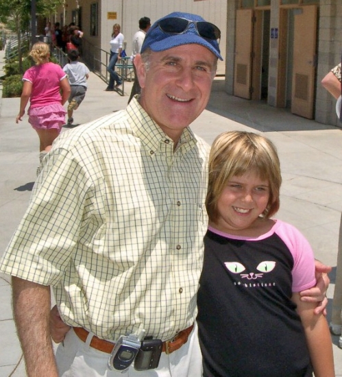 Fernando Roth and daughter Alison, June 5, 2005 at her school