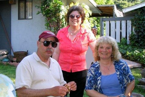 Paul Sandauer (Nadine's hubby), Nadine (Linder) Sandauer & Cathy Nary 6/3/06