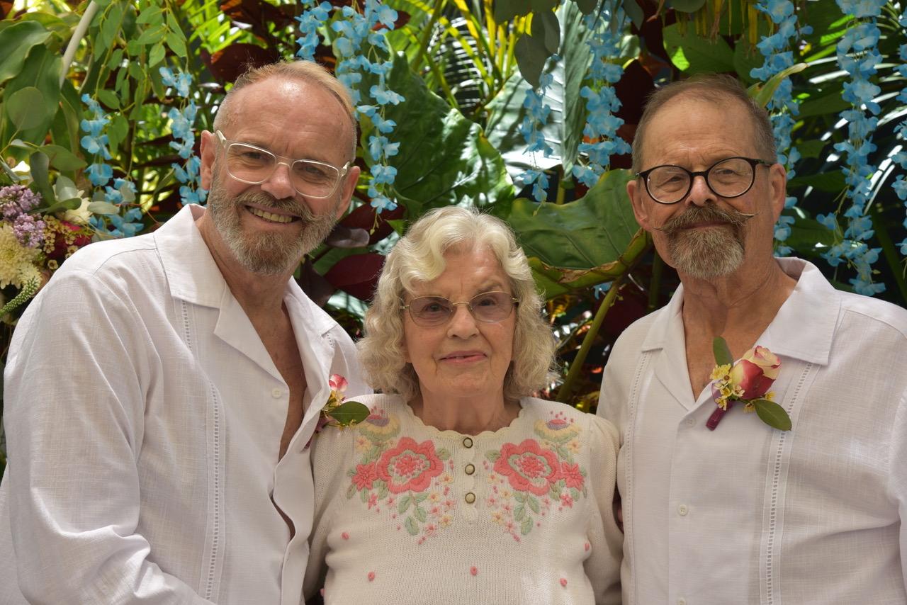 Rick and Bruce with Rick’s mother
